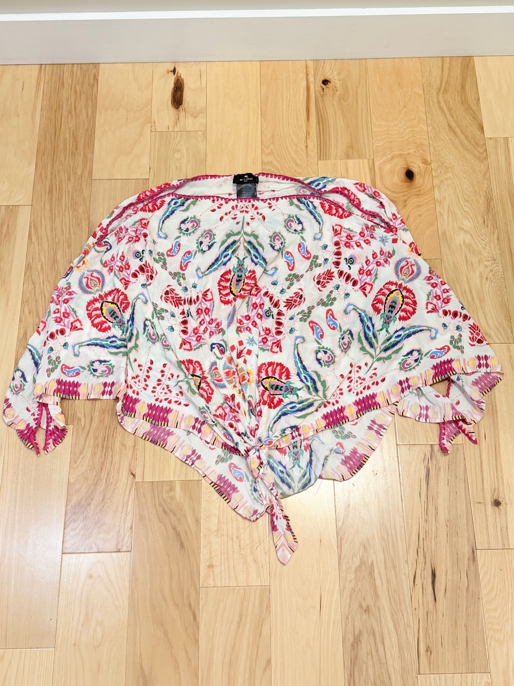 LIKE NEW Etro Women’s Multicolor Poncho - Picture 2 of 5